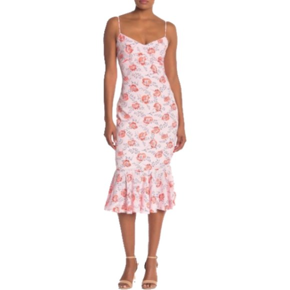 Likely Dresses & Skirts - NWT LIKELY Peach/Pink Veosa Mermaid Bottom Dress`